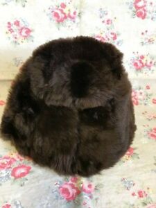 Vintage  Fur Winter Hat  Unisex