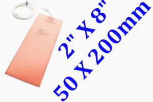 Almohadilla de manta de calefacción de silicona 2"" X 8"" 50 X 200 mm 75W CE UL JSRGO - Imagen 1 de 12