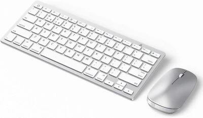 Slim Wireless Bluetooth Keyboard and Mouse Combo for iPhone iPad Mac PC Android  - Image 1 of 4