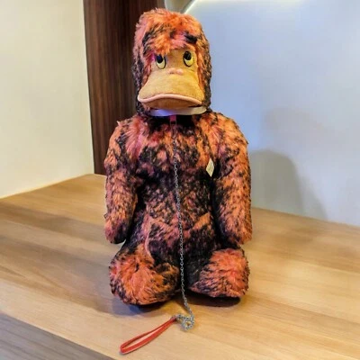 Knickerbocker Gorilla 24" Peluche Vintage Mono Correa Rosa Negro Raro Difícil de Encontrar Foto 1 de 4