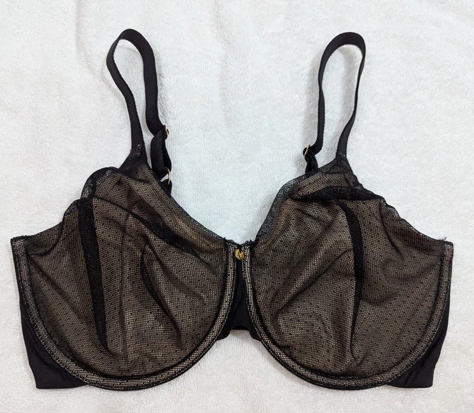 Sujetador Natori talla 34DD Esteem figura completa café negro con aros 744214 1498 Foto 1 de 3