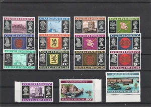 Guernsey 1971 - Decimal Currency Definitives - MNH Set - SG 44-58 - Bild 1 von 1