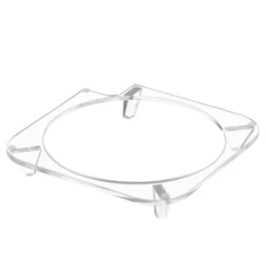Anti-slip Host Bracket Transparent Desktop Storage Base for Mac mini M4 - Afbeelding 1 van 7