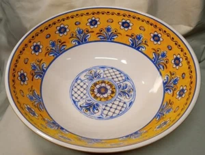 Le Cadeaux Benidorm Salad Large Serving Bowl 11.75" Vintage Melamine Plastic - Picture 1 of 15