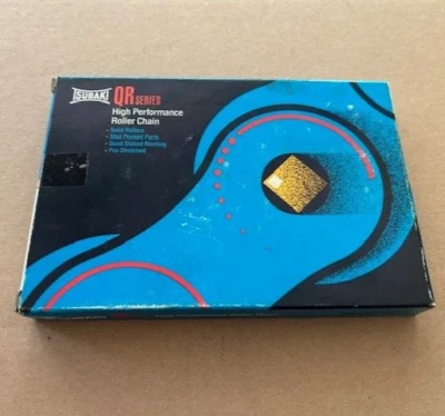 428 H TSUBAKI QR SERIES Solid Roller Motorcycle chain-w/ Master Link - Image 1 of 3