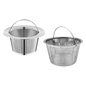 Kitchen Sink Drain Mesh Strainer 304 Stainless Steel Rustproof Filters Basket - Picture 1 of 13