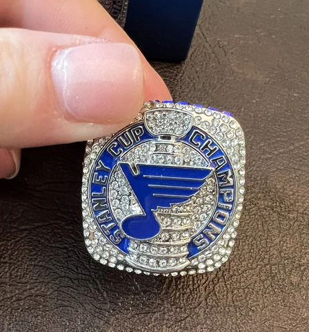 St. Louis Blues 2019 Stanley Cup Champions Replica Ring SGA 4/19/22 Cover