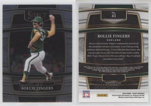 2022 Panini Select Concourse Rollie Fingers #43 HOF