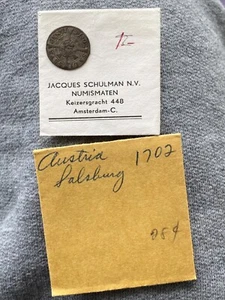 1702 SALZBURGO Crucero Ex. JACQUES SCHULMAN N.V. AMSTERDAM PLATA #5 - Imagen 1 de 3