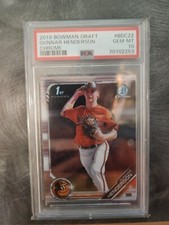 2019 Bowman Chrome Gunnar Henderson Rookie Card PSA 10 Gem Mint Orioles RC 1st