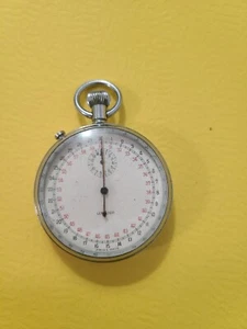 Reloj Bolsillo Lemania Rattrapante Acero Inoxidable - Imagen 1 de 9