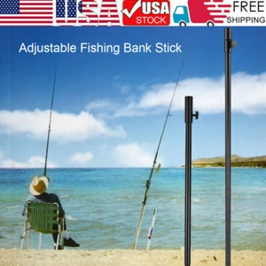 34-56cm Extending Aluminum Alloy Fishing Bankstick Rod Pod Rest for Bite L1K0 - Picture 1 of 12