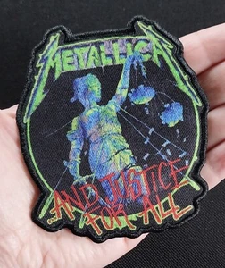 METALLICA ...And Justice For All ~ Licensed Iron On Band Battle Jacket PATCH - Picture 1 of 6