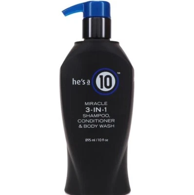 It's a 10 He's a 10 Miracle 3-in-1 Shampoo,Conditioner & Body Wash 10oz. Good P. - Image 1 of 3