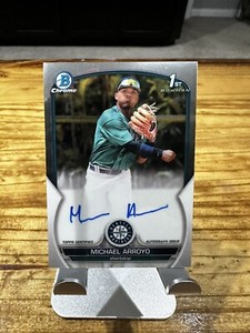 2023 Bowman Chrome Michael Arroyo 1st Bowman Auto Seattle Mariners
