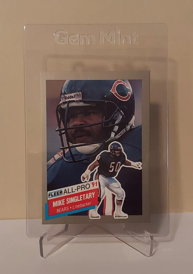 1991 Fleer - All-Pro #22 Mike Singletary - Image 1 of 2