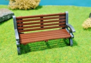 Park Bench Garden Bench Seat 1:22.5 Gauge G-Scale Model Railway Diorama #1 - Picture 1 of 6
