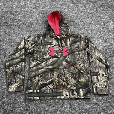 Under Armour Sudadera con Capucha Mujer Mediana Verde Roble Mossy Camuflada Sudadera Pullover Foto 1 de 4