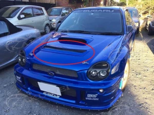 WRC Rally Style Functioal Hood Vent Bonnet Vent FRP FIT 02 03 Subaru Impreza - Picture 1 of 4