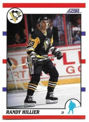 RANDY HILLIER 1990-91 SCORE CARD NEAR MINT+ CONDITION - Image 1 of 2