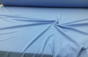 Liverpool Textured Fabric 4 way Stretch Scuba Light Blue 1N43 - Picture 1 of 1