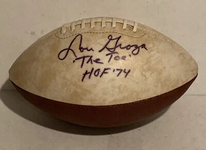 NFL Cleveland Browns HOFer Lou The Toe Groza Signed Autographed Football - Picture 1 of 12