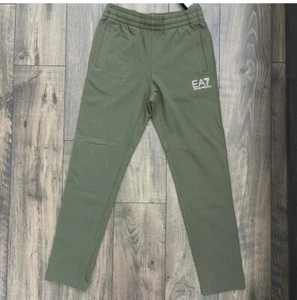 Emporio Armani EA7 Sweatpants Olive Green Men’s S - Picture 1 of 3