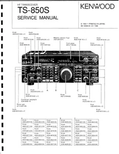 Service Manual-Anleitung für Kenwood TS-850 S  - Picture 1 of 1
