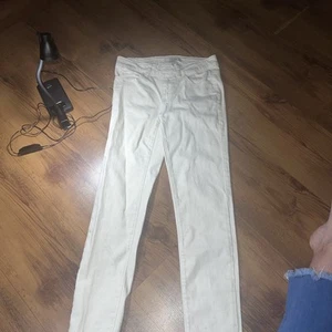 Juniors Adam Levine Cream Color Sz 1/2  Skinny Jeans - Picture 1 of 6