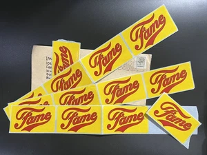 13x Official FAME Stickers from 1983 + Original Envelope! - Picture 1 of 3