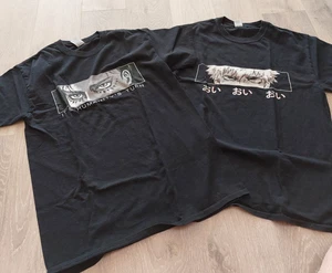 Lote 2 Camisas My Hero Academia Anime Bakugou It's Humanity's Turn Para Hombres M Negras - Imagen 1 de 7