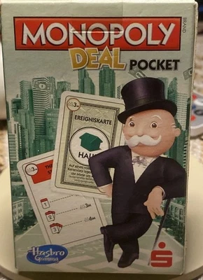 Monopoly Deal Kartenspiel Pocket Neu Reisespiel ASS Spiele Hasbro Gaming - Bild 1 von 2