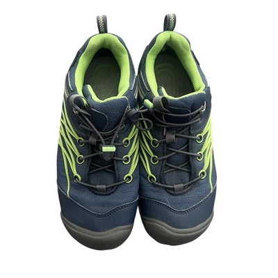 Tenis Keen Chandler 2 CNX fáciles de deslizar sin cordones para niños azul verde, talla 5 Foto 1 de 3