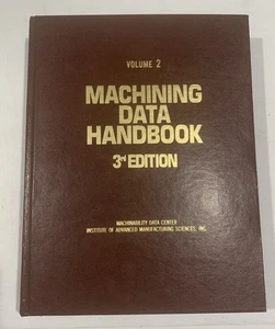 Machining Data Handbook, Vol. 2 , 3rd Edition - Picture 1 of 5