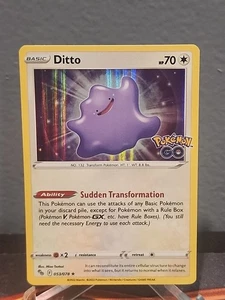 Ditto 053/078 Holo Pokemon Card Pokemon Go LP - Picture 1 of 5