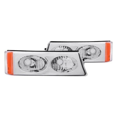 For Chevy Silverado 1500 Classic 07 Turn Signal/Parking Lights Chrome Foto 1 de 2