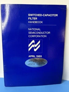 Vtg 1985 National Semiconductor Corporation SWITCHED CAPACITOR FILTER Handbook - Bild 1 von 24