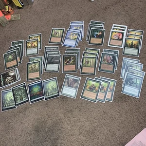PAUPER Mono Green Elves - Pauper - 54 Card Deck Top Tier - Free Sleeves MISSING6 - Picture 1 of 4