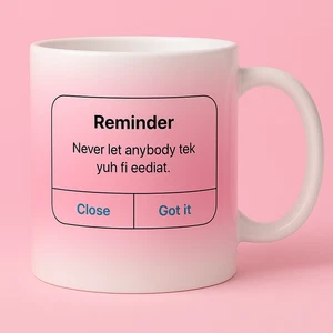iphone reminder funny humorous quote saying 11oz ceramic mug gift drink tea choc - Picture 1 of 3