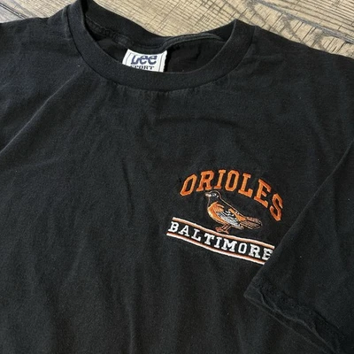 Camiseta De Colección Años 90 Baltimore Orioles MLB Bordada Retro Logo Para Hombre XL Foto 1 de 4
