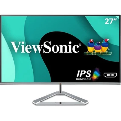 ViewSonic VX2776-SMHD 27 Inch 1080p Widescreen IPS Monitor with Ultra-Thin Bezel - Image 1 of 4