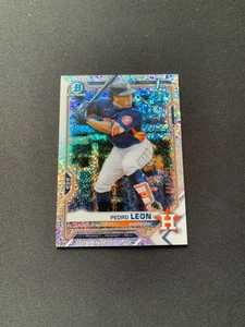 2021 Bowman Chrome Prospects rifrattore a macchie /299 Pedro Leon #BCP-189 - Foto 1 di 1