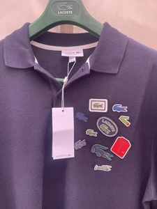 Rare Lacoste Multi Croc Polo XXL New With Tags PTP 24 Inches 100% Genuine - Picture 1 of 8