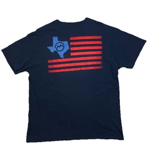 Magellan Outdoors USA Flag Texas Design Blue Fishing T-Shirt Men's Size XL - Picture 1 of 11