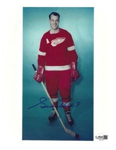 Autographed GORDIE HOWE Detroit Red Wings 8x10 photo - JSA COA - Picture 1 of 1