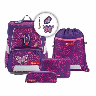 SPACE SHINE Schulranzen-Set Butterfly Night Ina, 5-teilig - Bild 1 von 4