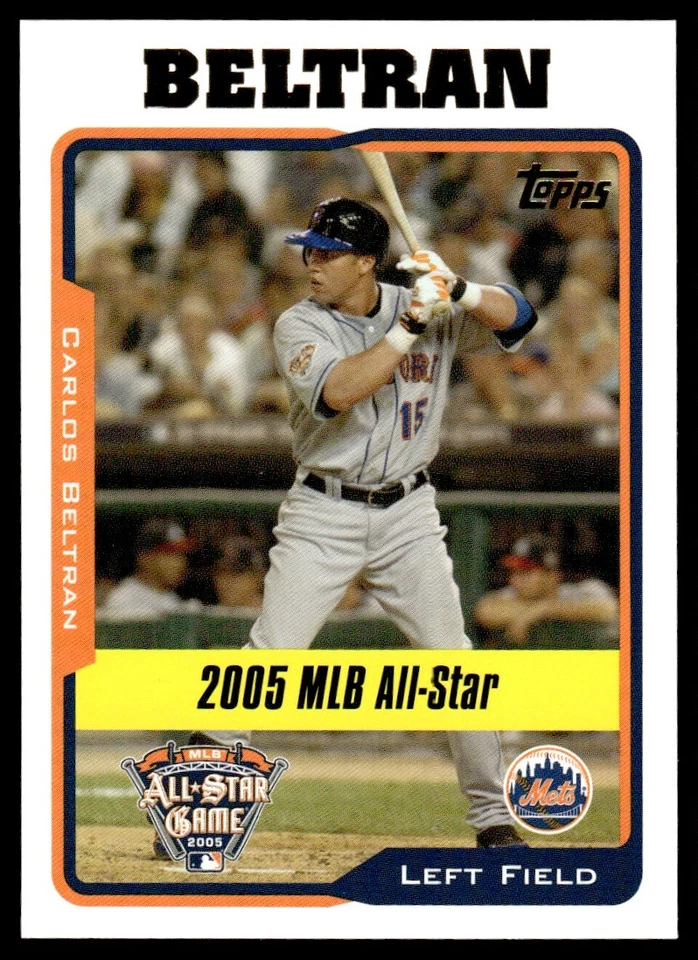 2005 Topps Updates & Highlights Carlos Beltran Houston Astros #US186 - Image 1 of 2