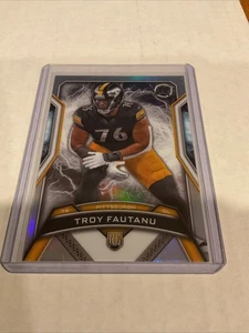 2024 Topps Resurgence - Rookies Troy Fautanu #182 Refractor Pittsburgh Steelers - Picture 1 of 4