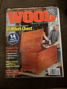 Wood Magazine Nov 2009 No 194 w/ Patterns - Bud Vase, Clamp Rack, Blanket Chest - Picture 1 of 2
