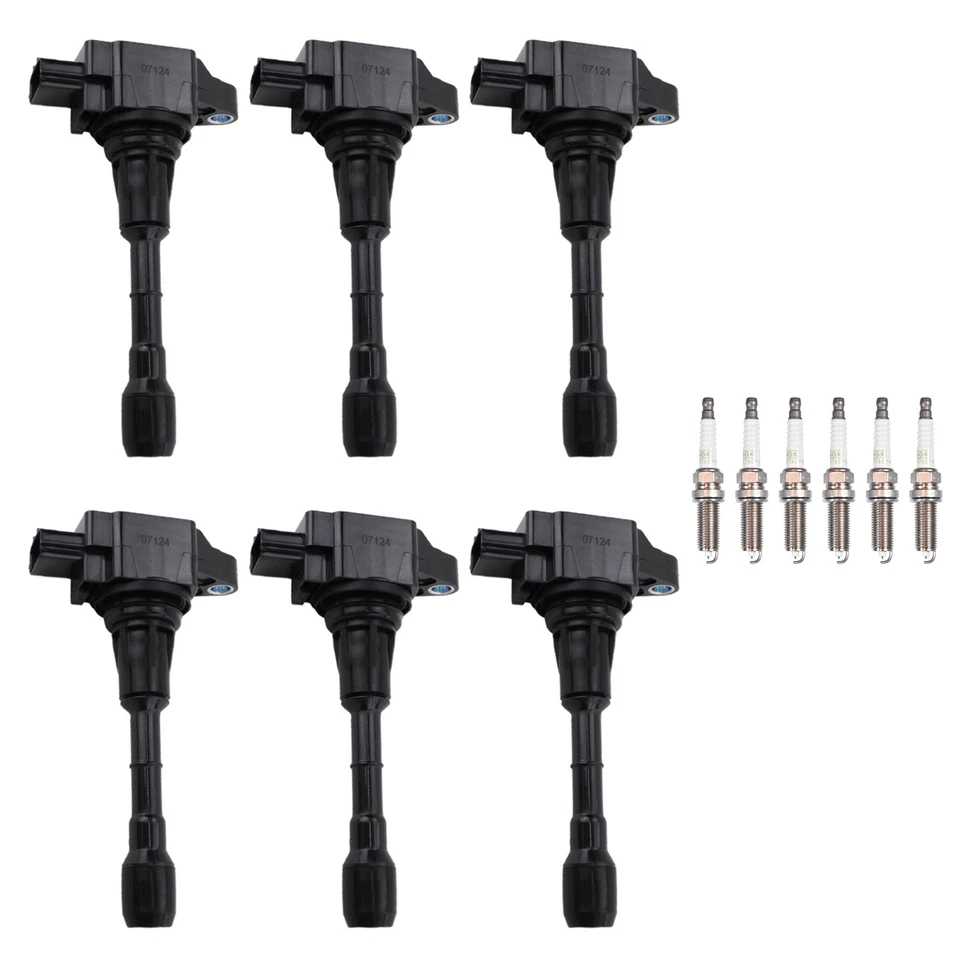 Denso 6 Ignition Coil & NGK 6 G-Power Platinum Spark Plug Kit for Altima QX60 V6 - Image 1 of 1